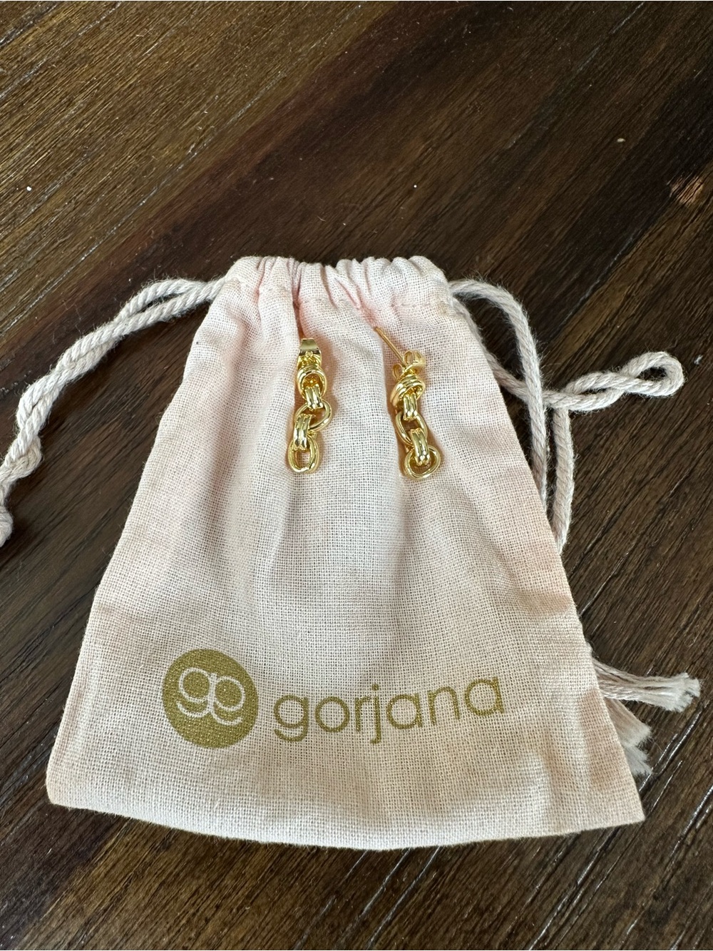 Gorjana 18K Gold Plated Chain Link Earrings